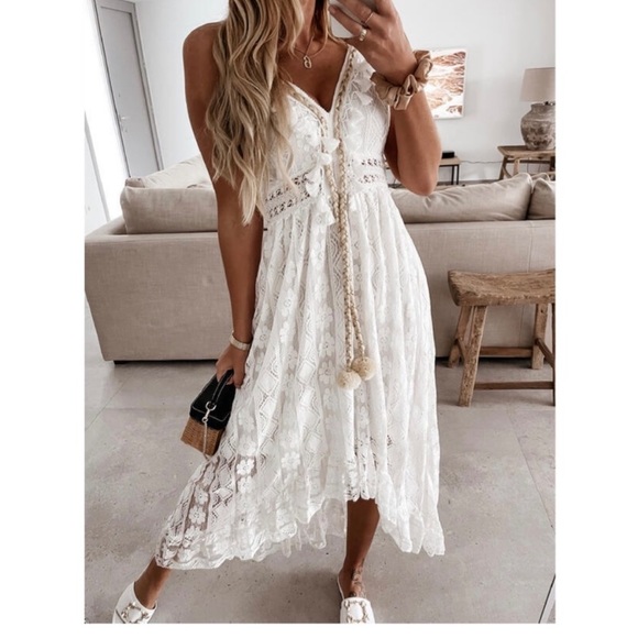 Cream Boho dress - Picture 4 of 4